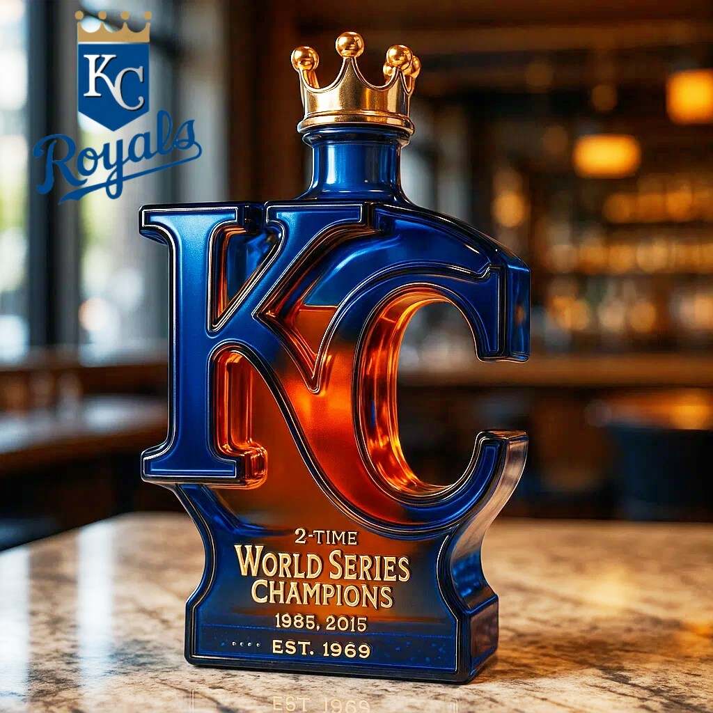 Kansas City Royals team honor Limited edition whisky bottle