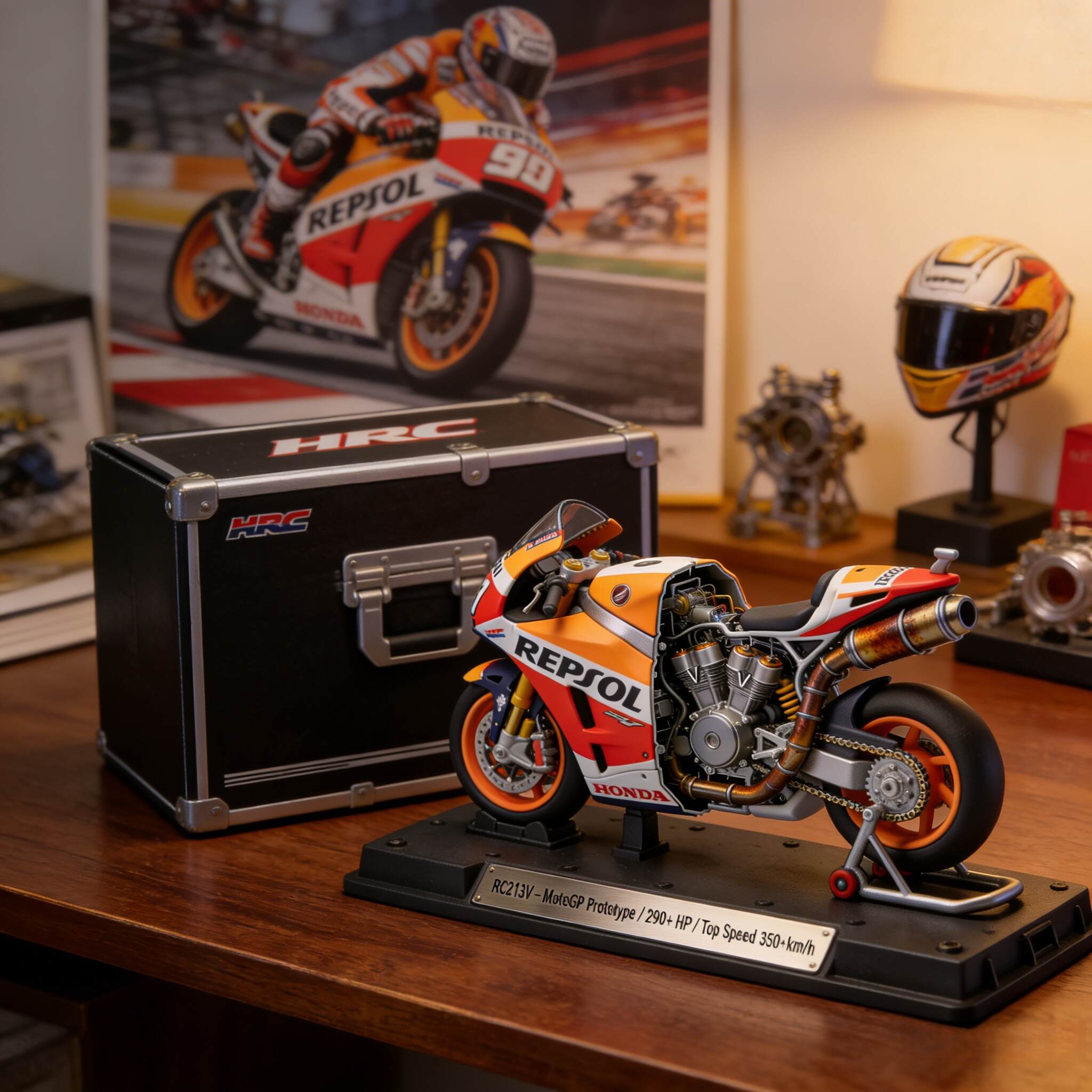 RC213V – MotoGP Prototype Engineering Cutaway Display Model