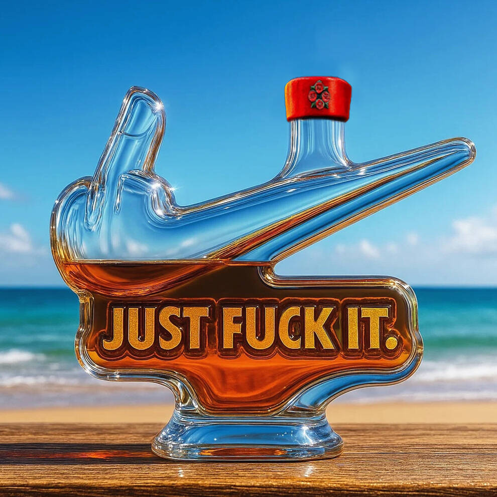 Funny & Rebellious Whisky Bottle