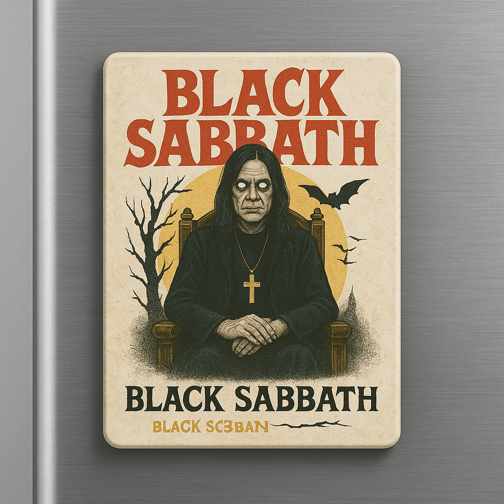 Ozzy Osbourne “Final Throne” 2025 Farewell Magnet Set