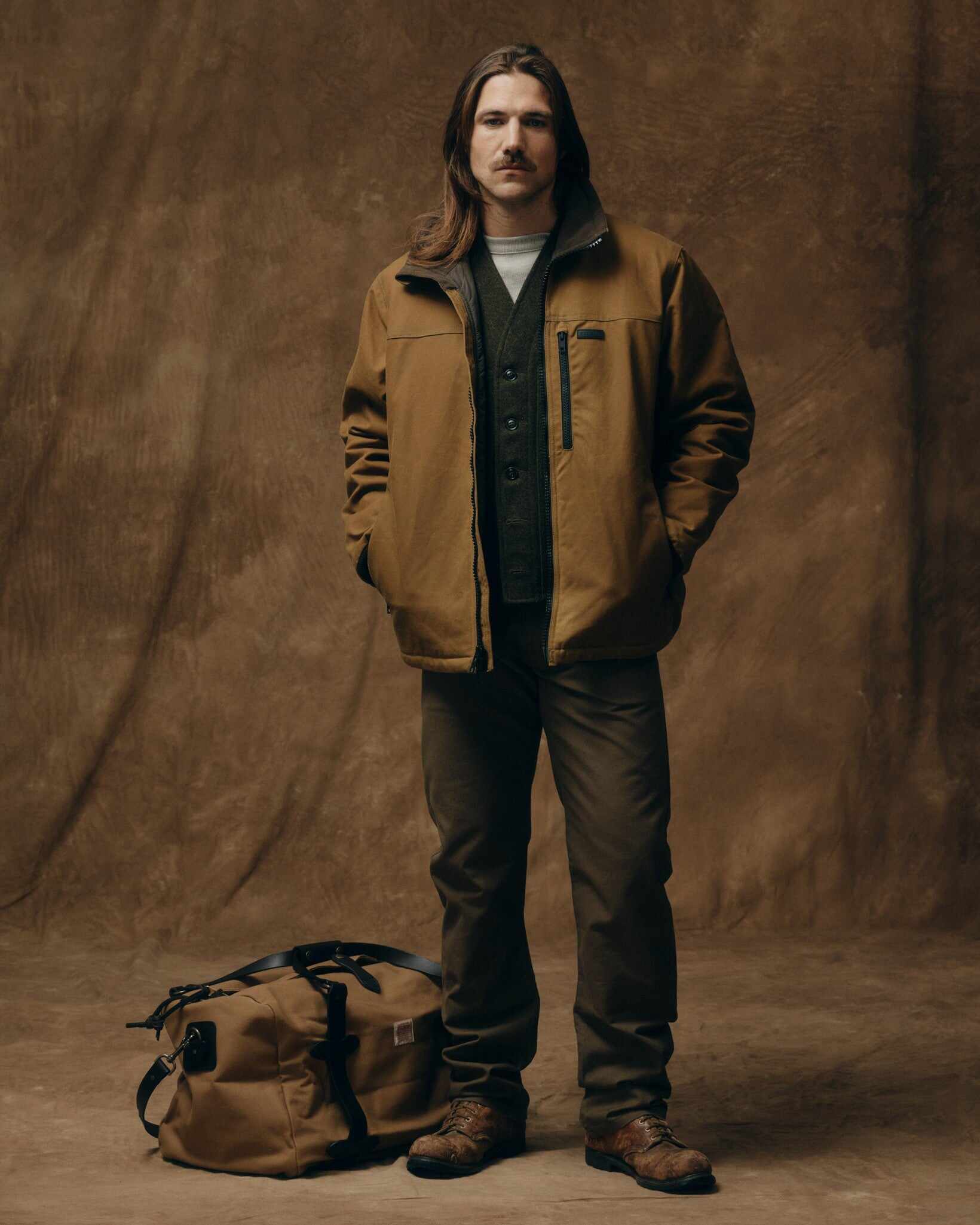 Tin Cloth Primaloft® Jacket - Dark Tan 2