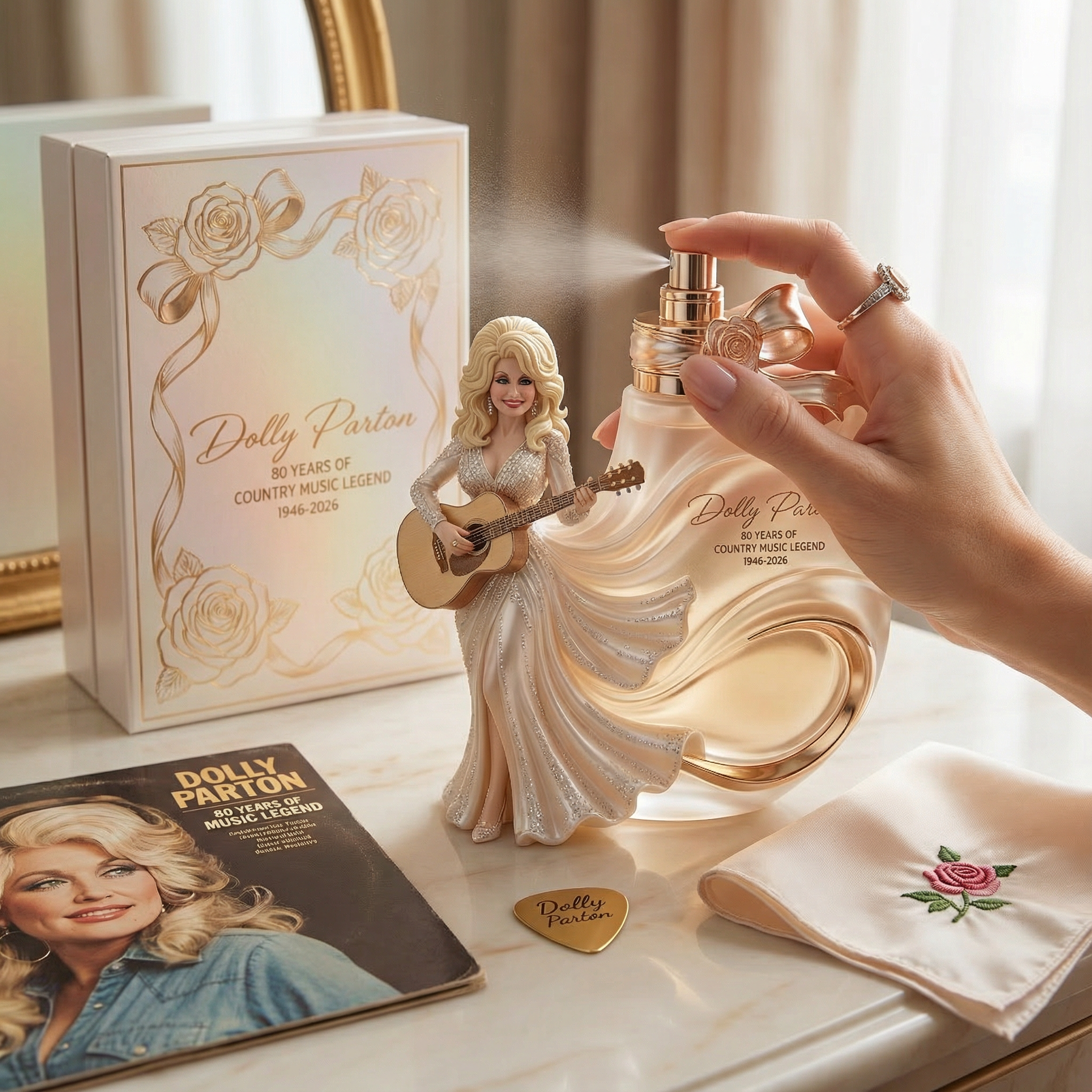 ✨Dolly Parton–80 Years of Country Music Legend Commemorative Perfume Set