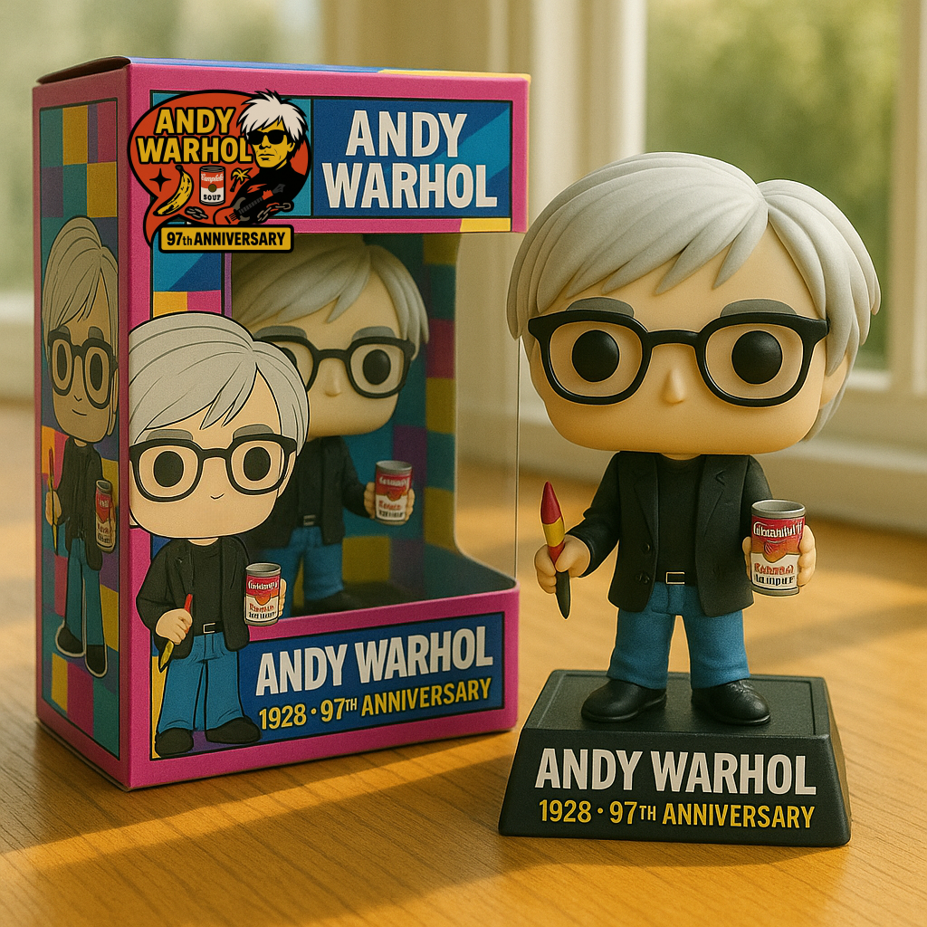 Andy Warhol · 97th Anniversary POP Figure!