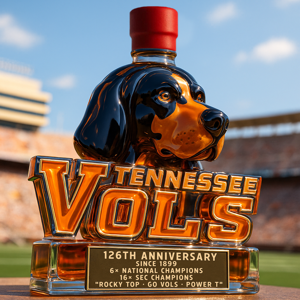 Tennessee Volunteers Glory Whiskey Bottle