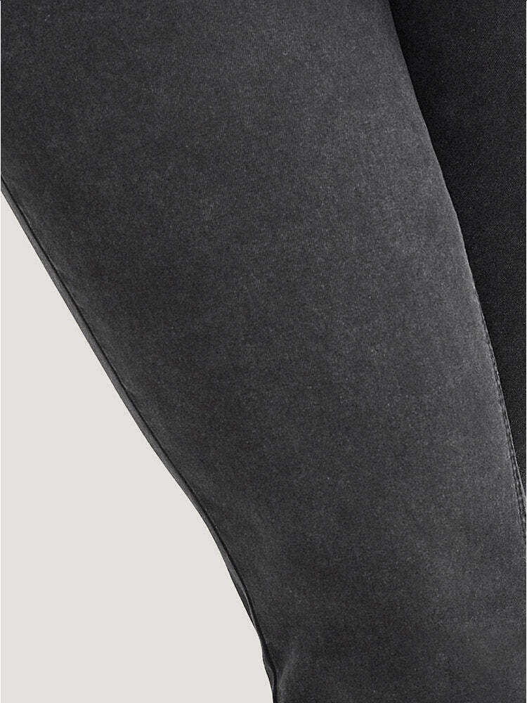 Skinny Very Stretchy High Rise Black Wash Jeans