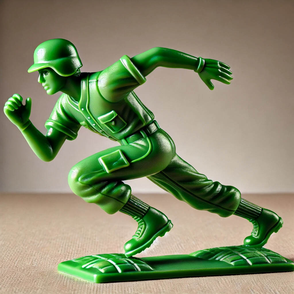 Green Army Men - Baseball Set