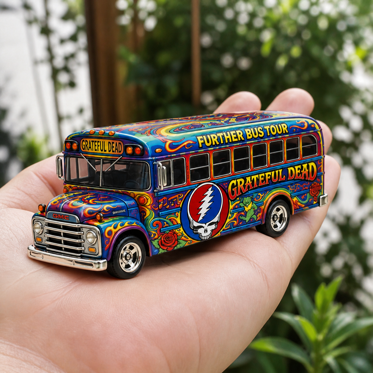 Hot Wheels Grateful Dead 61st Anniversary Edition Further Bus