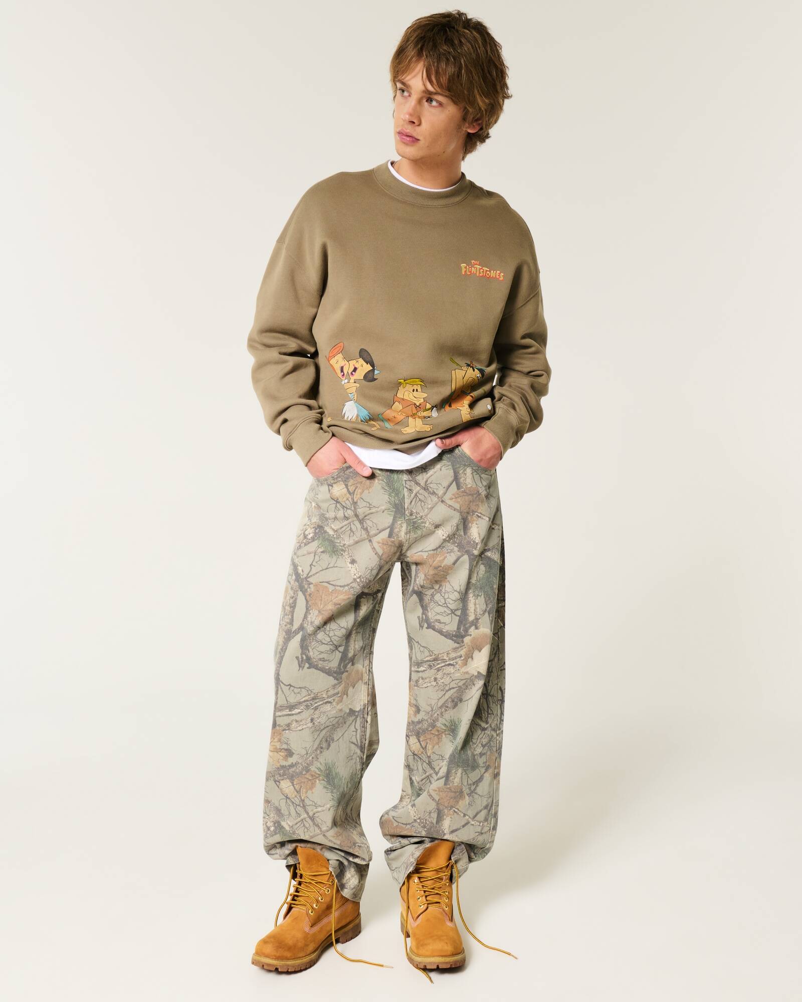 Medium Wash Super Baggy Jeans