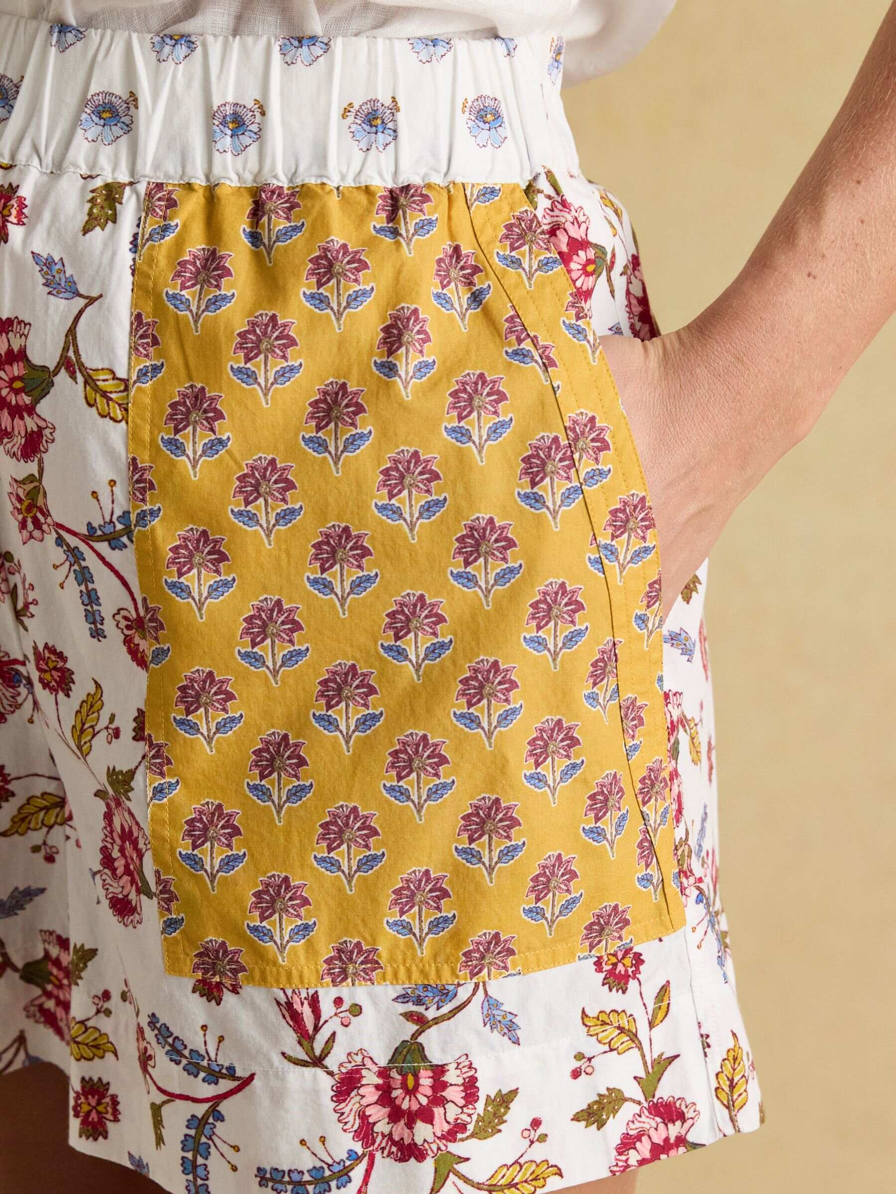 Genevieve Multi Hotchpotch Printed Shorts
