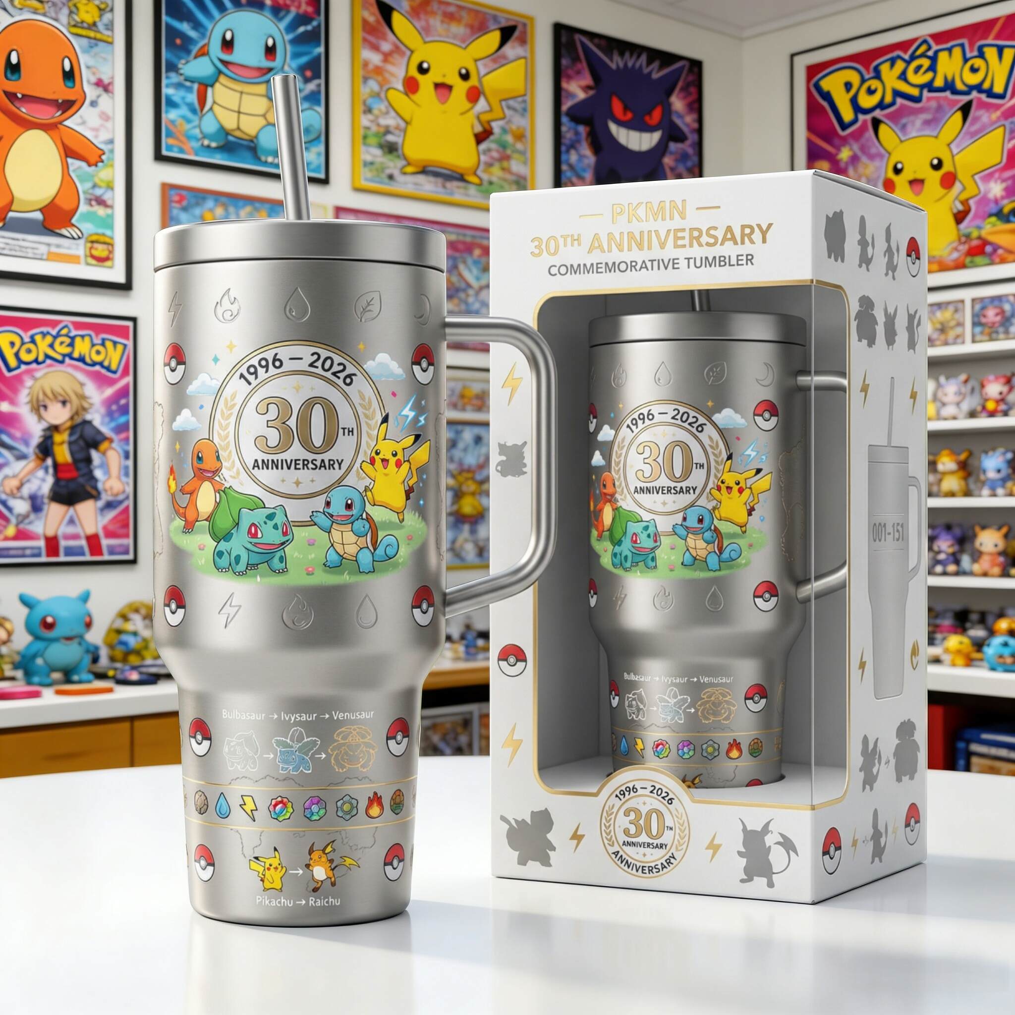 PKMN 30th Anniversary Commemorative Tumbler