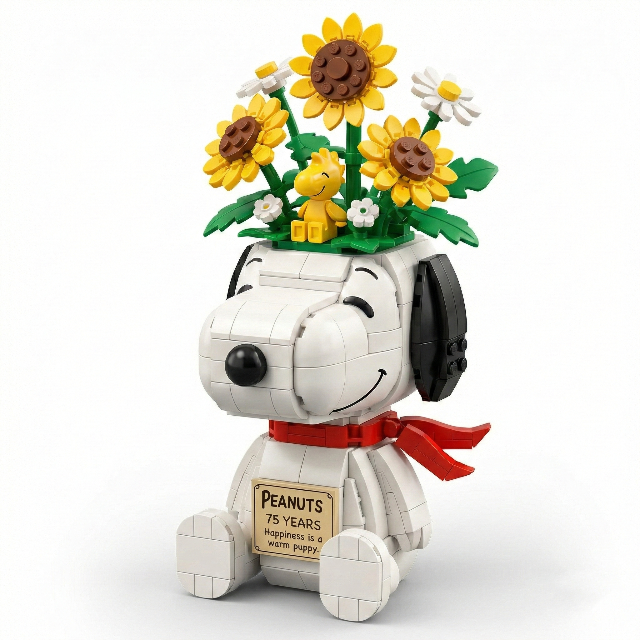 Snoopy 75th Anniversary Celebration Botanical Building Set