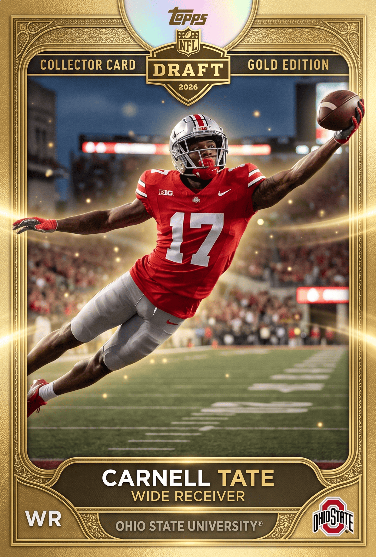 2026 NFL Draft Rookie Trading Card Hobby Box