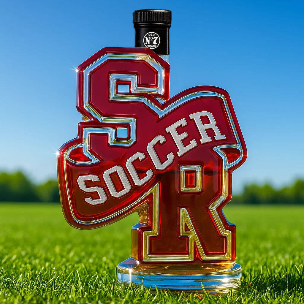 Soccer Whisky Bottle