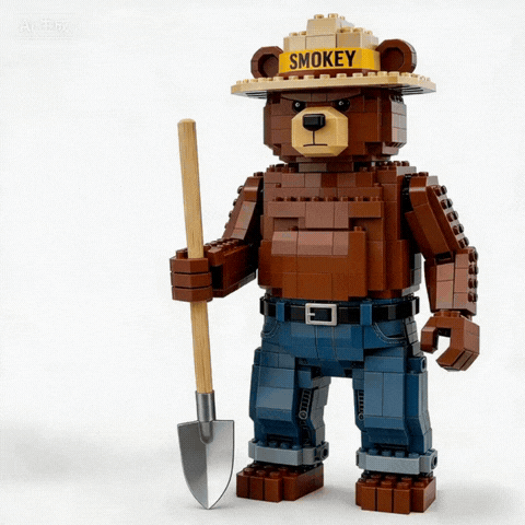 Smokey Bear Brick Ambulance Edition