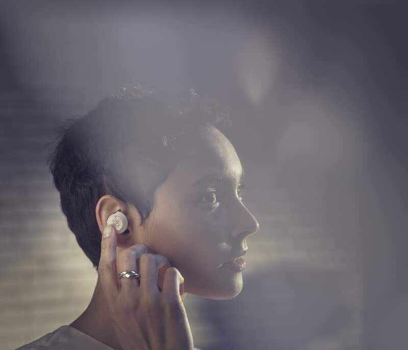 Bang & Olufsen Beoplay EQ - Active Noise Cancelling Wireless in-Ear Earphones with 6 Microphones, up to 20 Hours of Playtime, Sand (Renewed Premium)