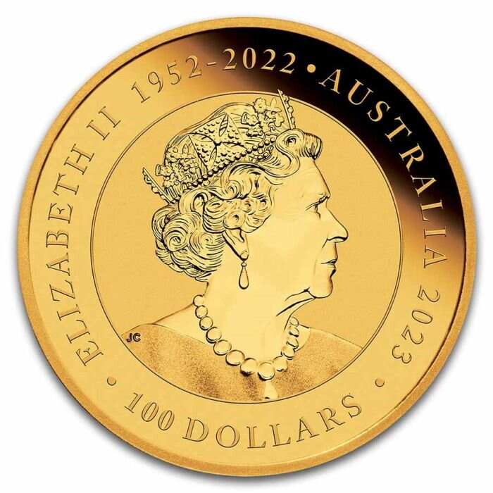 2023 1 oz Australia Swan .9999 Gold Coin BU