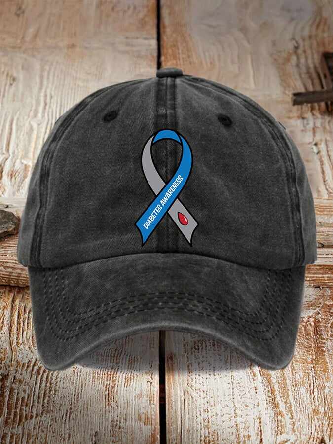 Casual Diabetes Awareness Baseball Cap