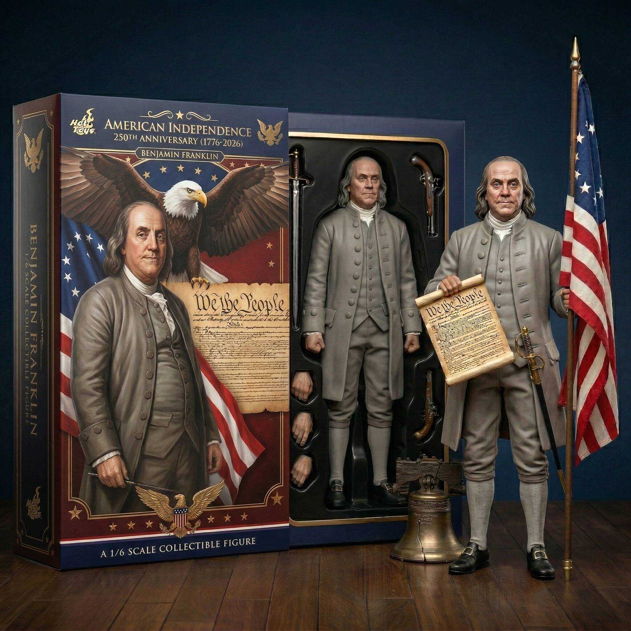 🗽American Independence 250th Anniversary Hot Toys Scale Collectible Figure
