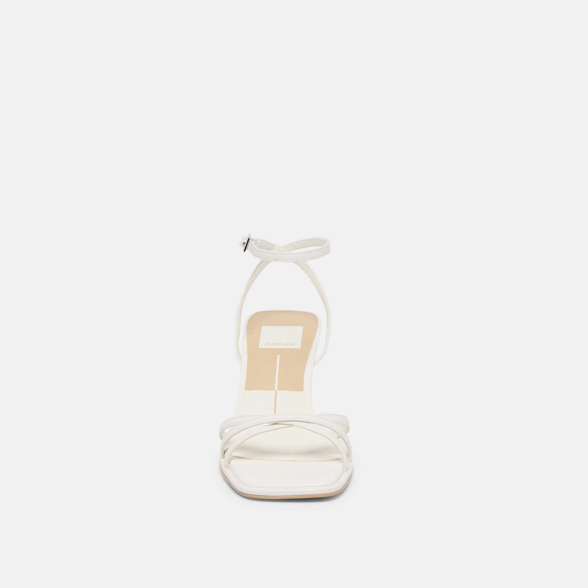 MANJI HEELS TRUE WHITE LEATHER