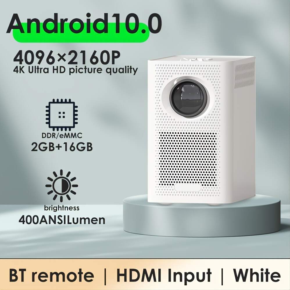 1pc Mini & Smart Portable Movie Projector With WiFi, Compatible With IOS/Android/HDMI/USB