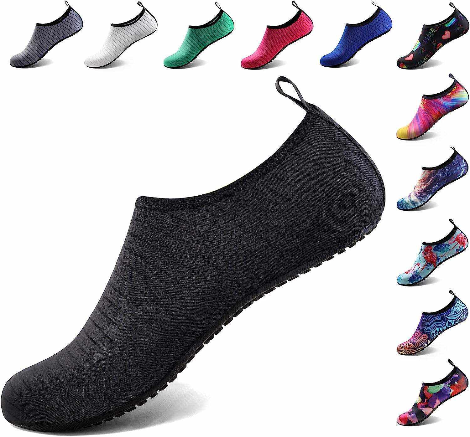 Water Shoes for Women Men Quick-Dry Aqua Socks Swim Beach Barefoot Yoga Exercise Wear Sport Accessories Pool Camping Must Haves Adult Youth Size