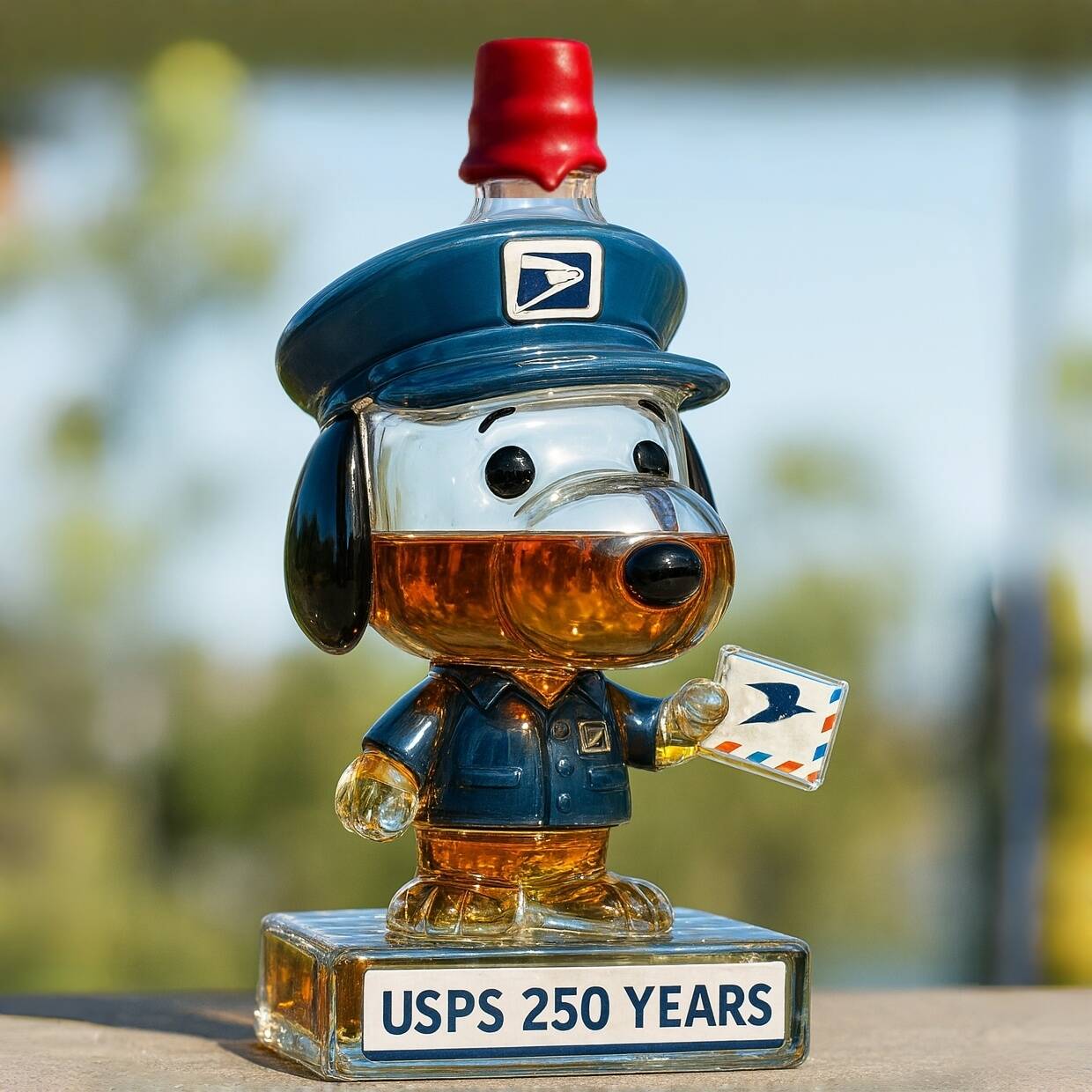 SNP USPS 250th Anniversary Whiskey Bottle