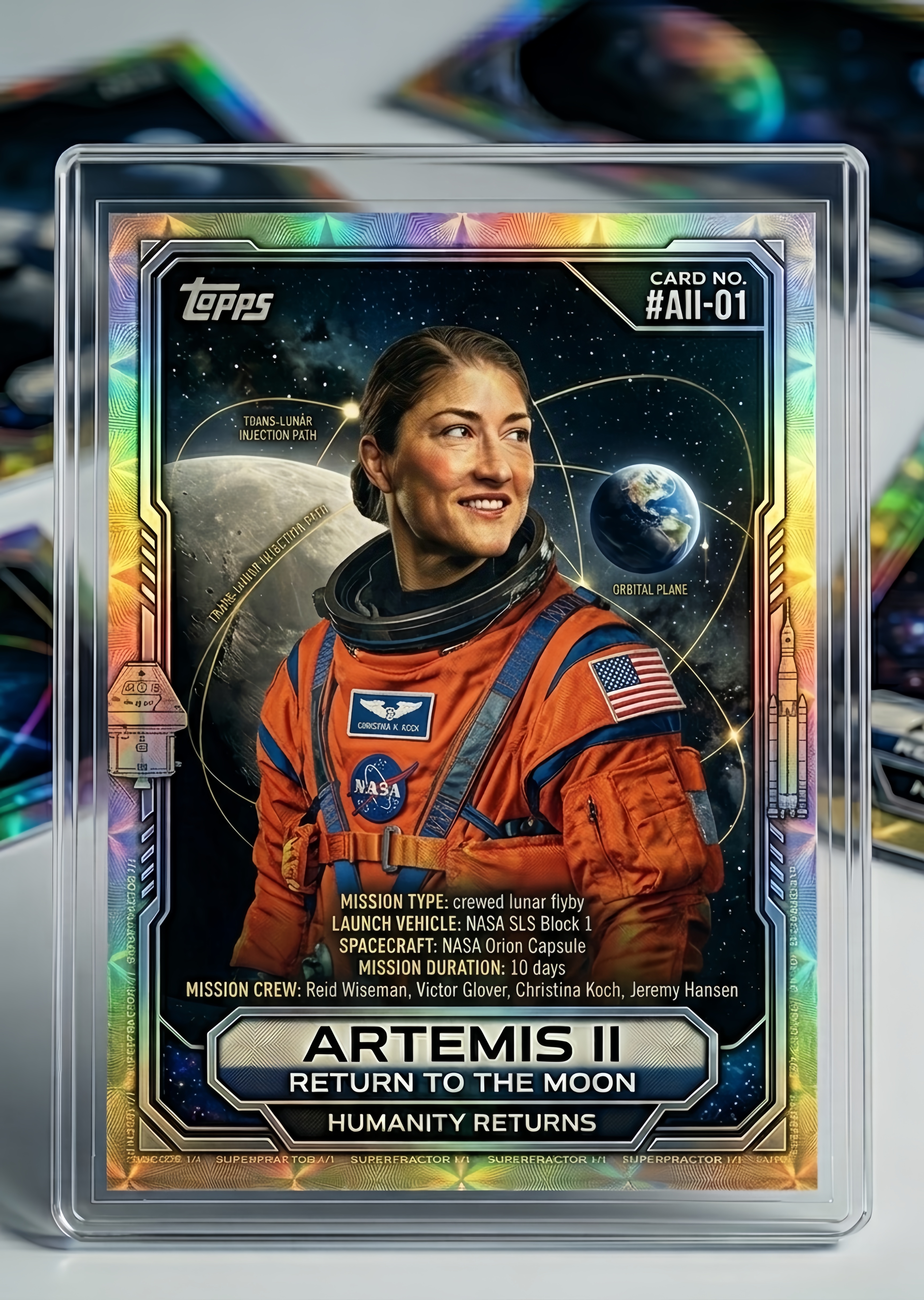 🌌Artemis II NASA Premium Trading Card Box