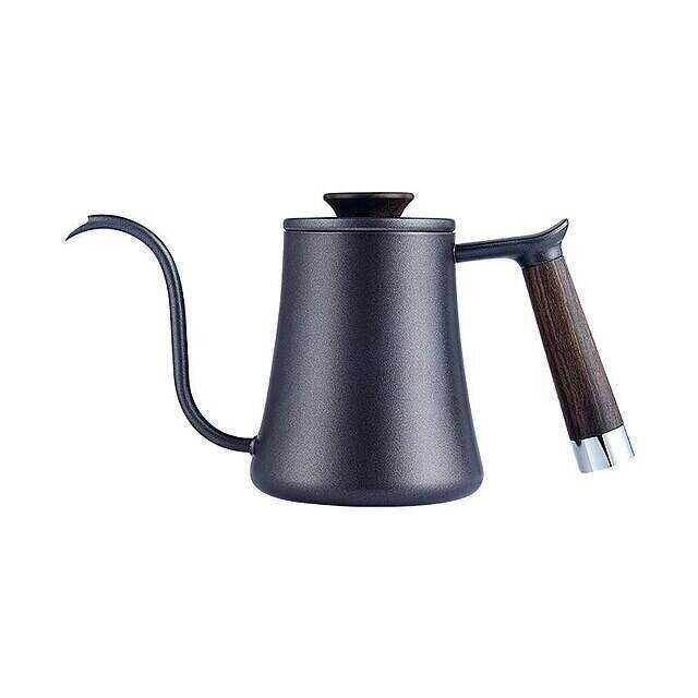 American hand-brewed coffee pot fine mouth stainless steel household coffee appliance set long mouth kettle drip filter pot