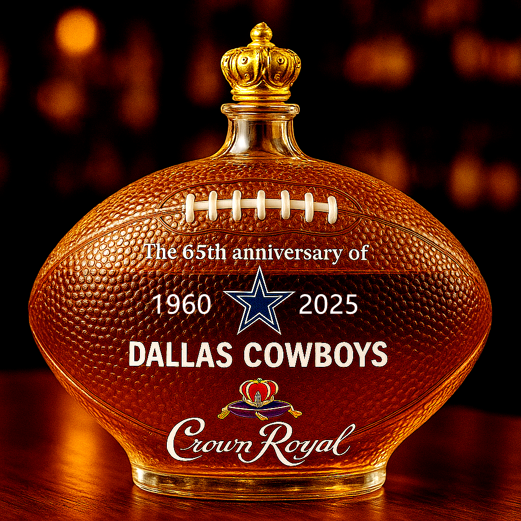 Dallas Cowboys Whiskey Bottle – 65th Anniversary Edition