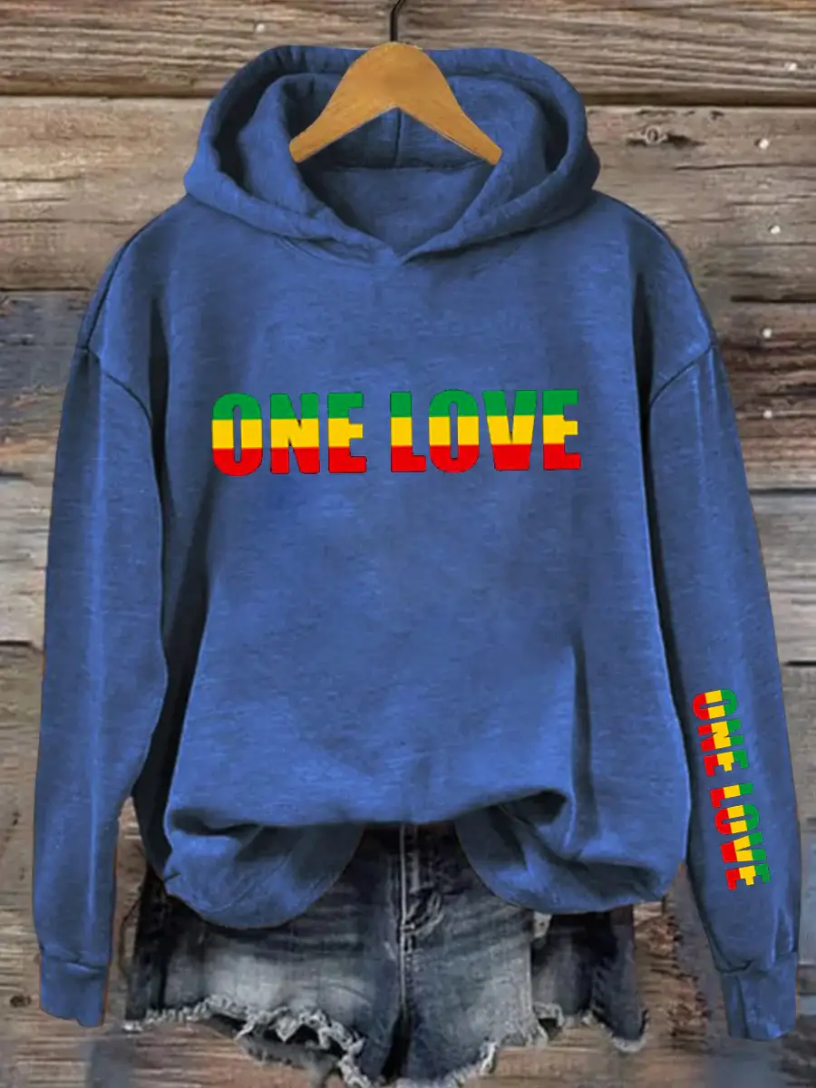 One Love Casual Hoodie Sweatshirt