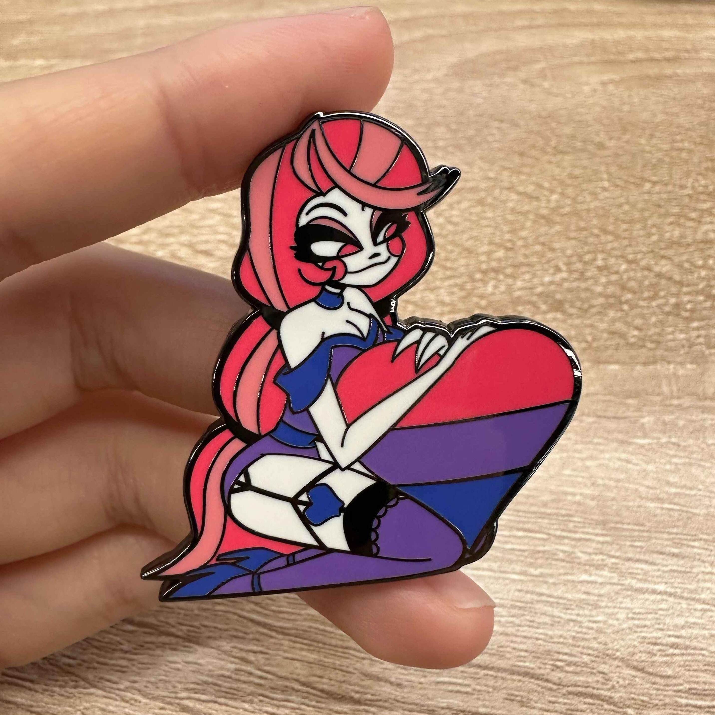 🌈Hazbin Hotel Enamel Badges