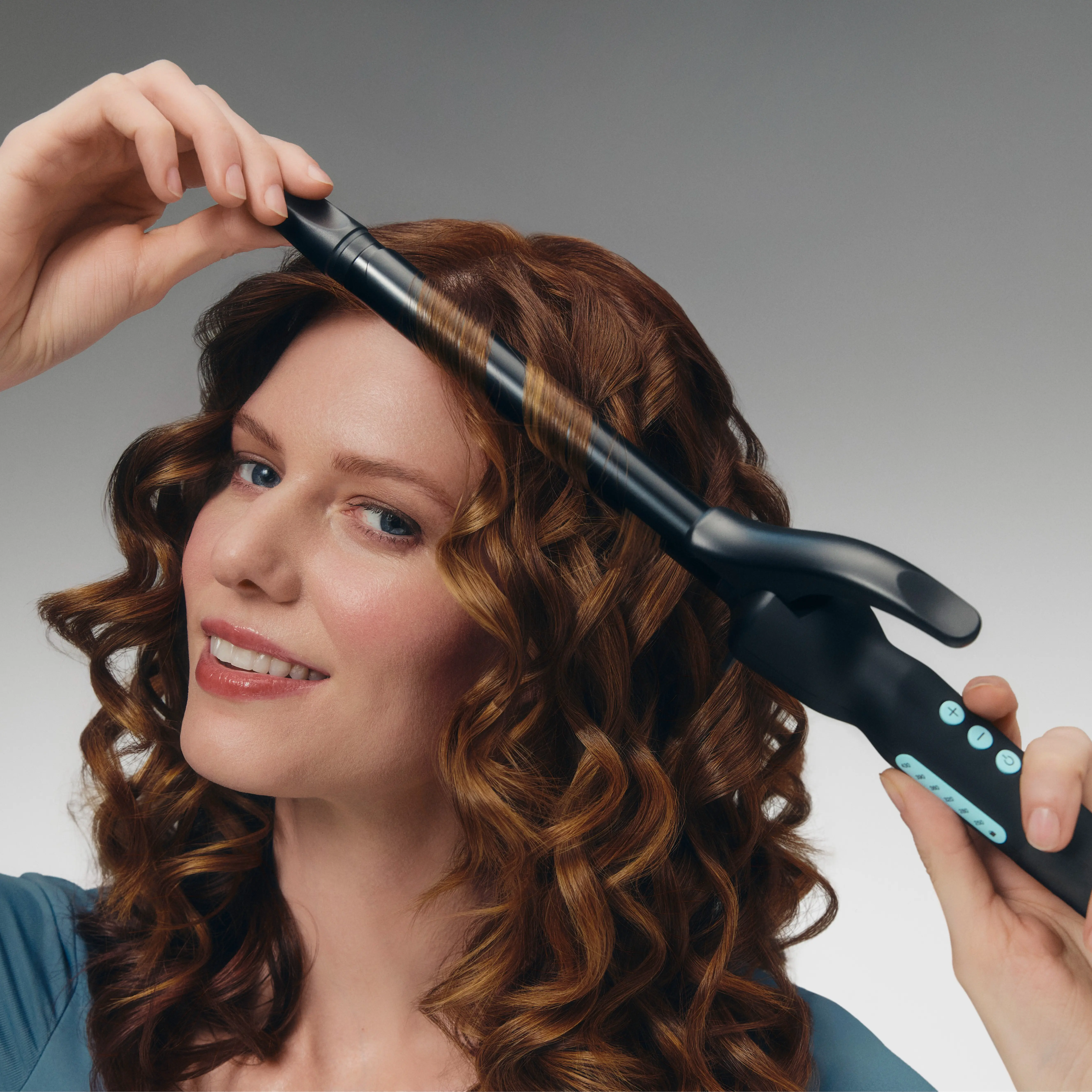 Long Barrel Curling Iron, Adjustable Heat Settings Hair Curler, Auto Shut-off Styling Tool for All Hair Types, Effortless Voluminous Curls & Waves
