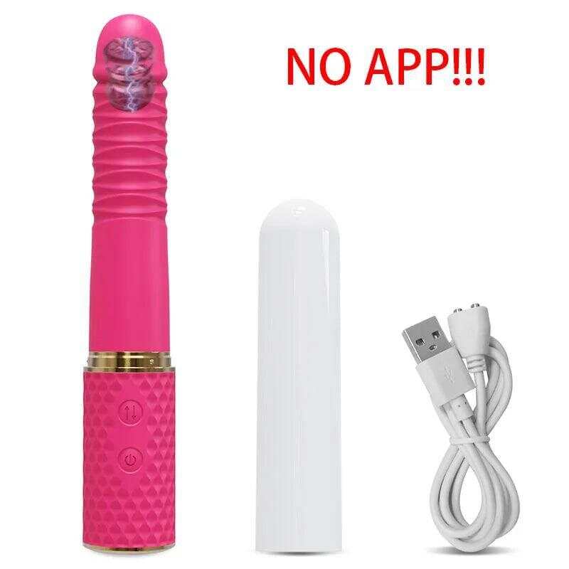 Telescopic Dildo Vibrator – Automatic G-Spot Thrusting Toy