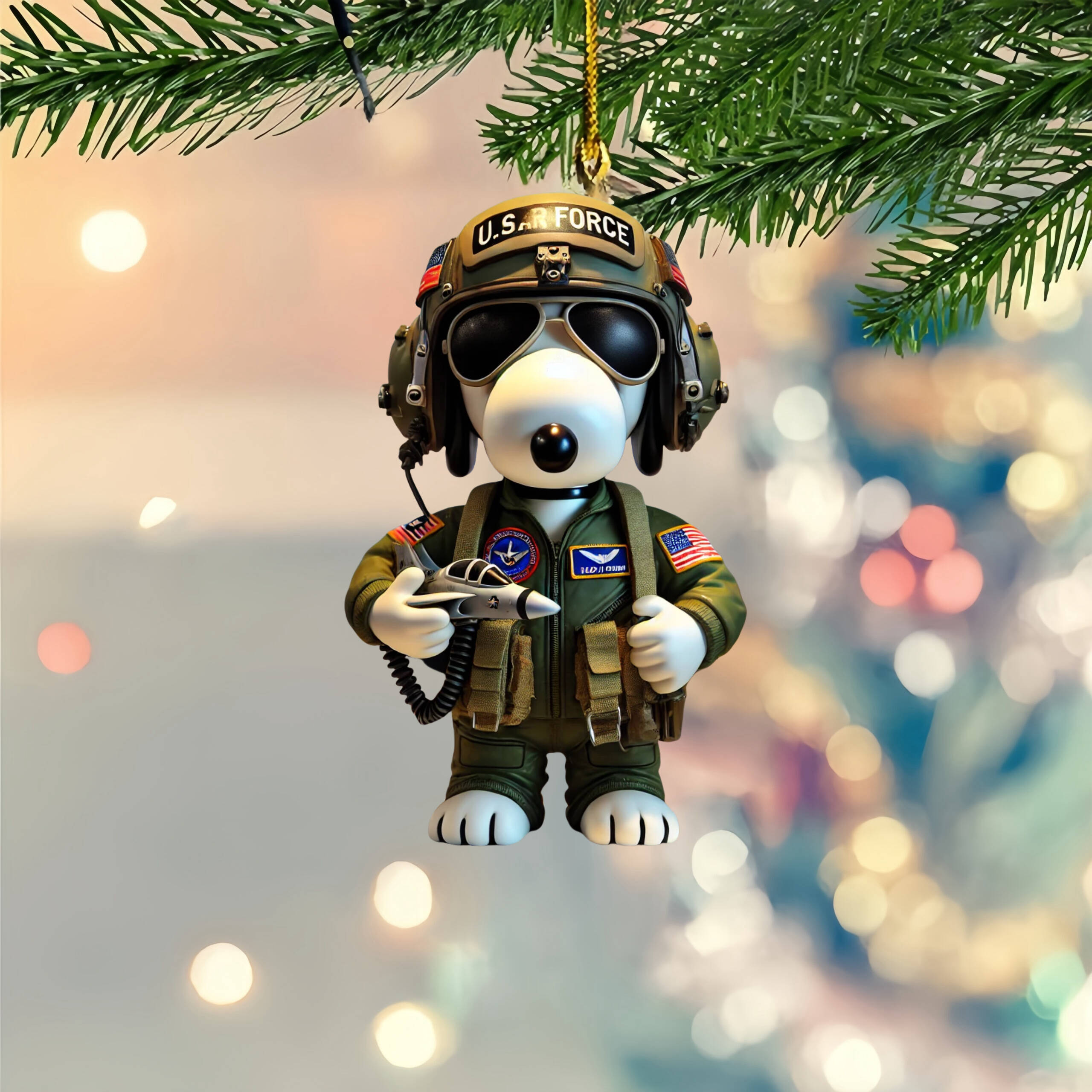 🔥LAST DAY 50% OFF- 🎖️Veteran Tribute Snooopy & lucy Ornaments