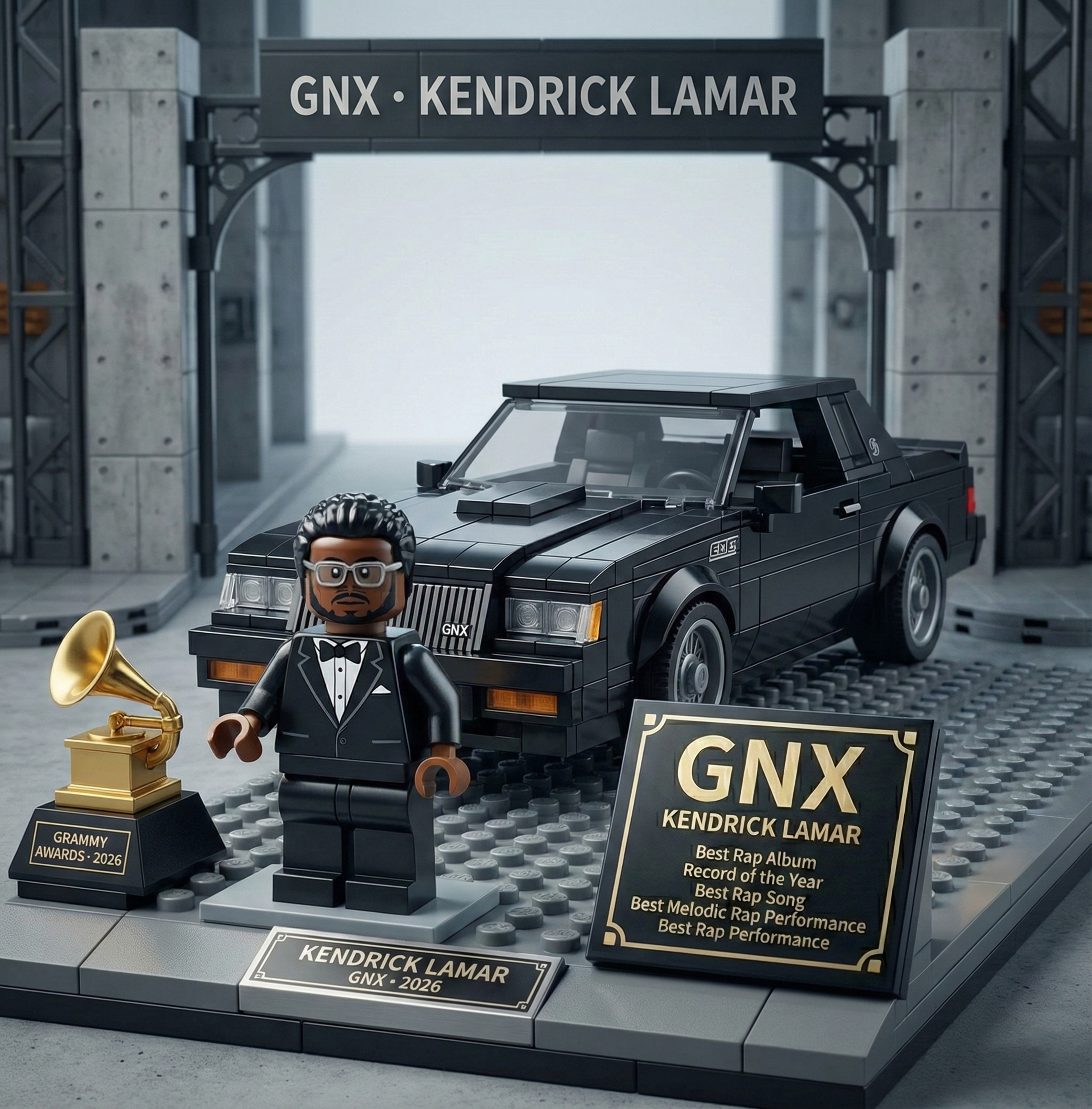 🎤🏆 GNX – Kendrick Lamar Grammy-Winning Era · Collector Display Edition