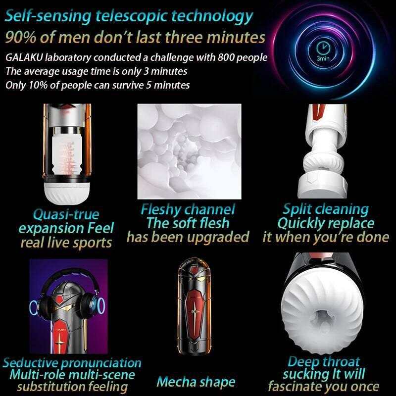 GALAKU APP Mecha Automatic Masturbation Cup