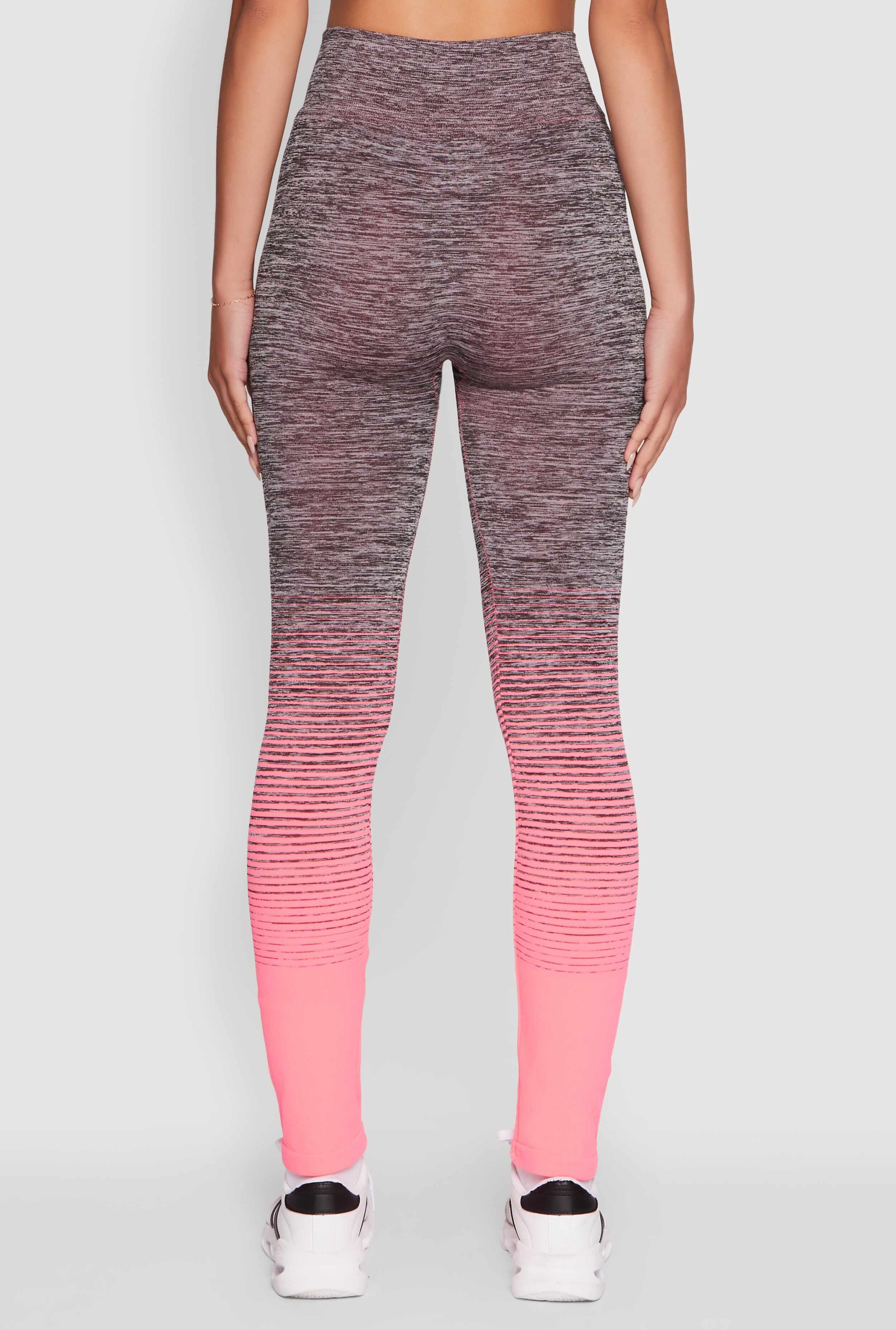 Trendy Marled Ombre Stretch Leggings