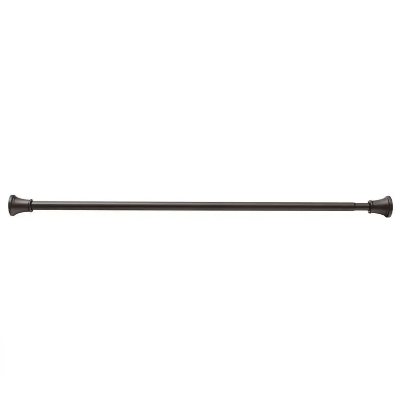 Utopia Alley Adjustable 72-Inch Shower Curtain Tension Rod - Rust-Proof Aluminum with Rubber End Cap, No Drill Installation