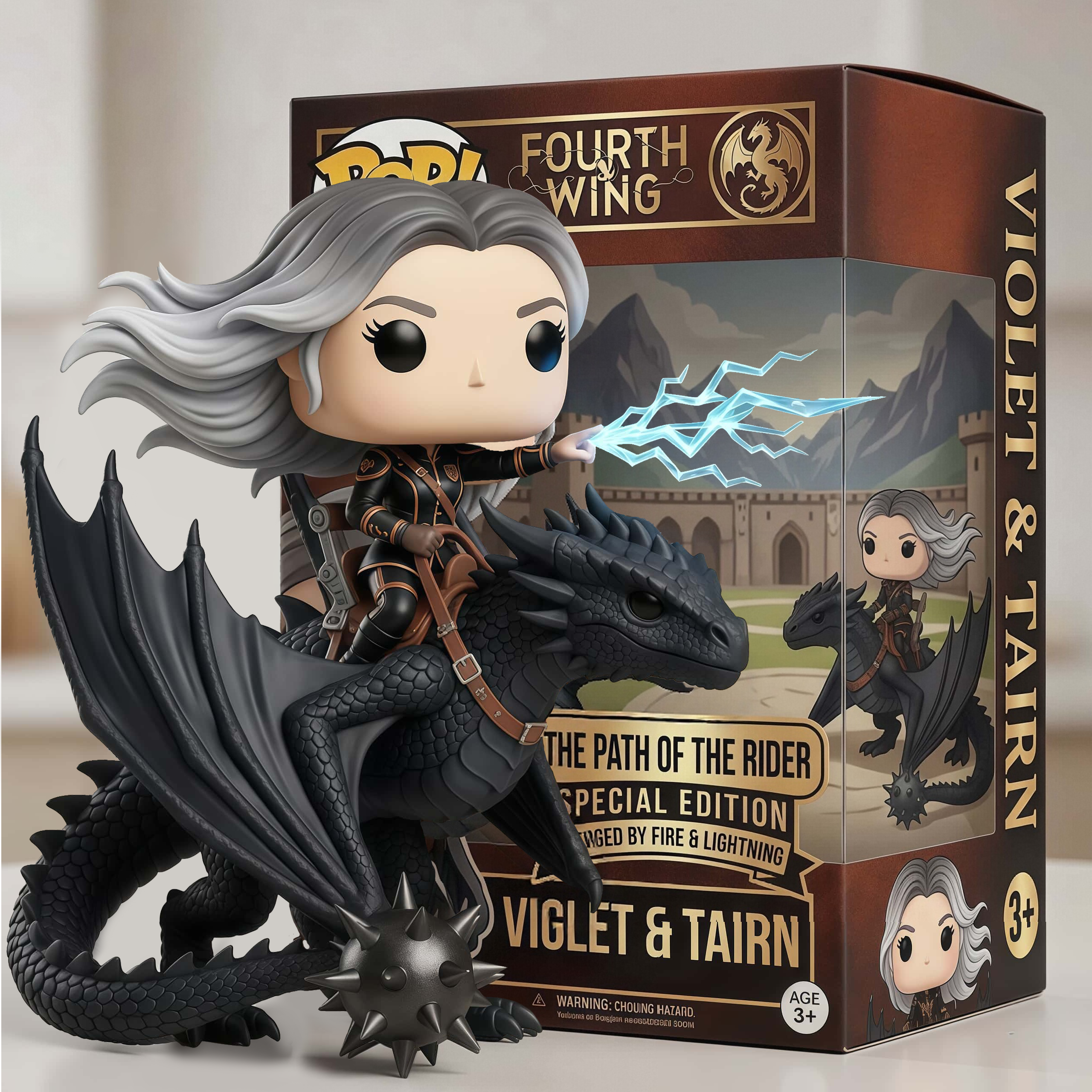 Fourth Wing: Violet Sorrengail & Tairn Special Edition Collectible Doll