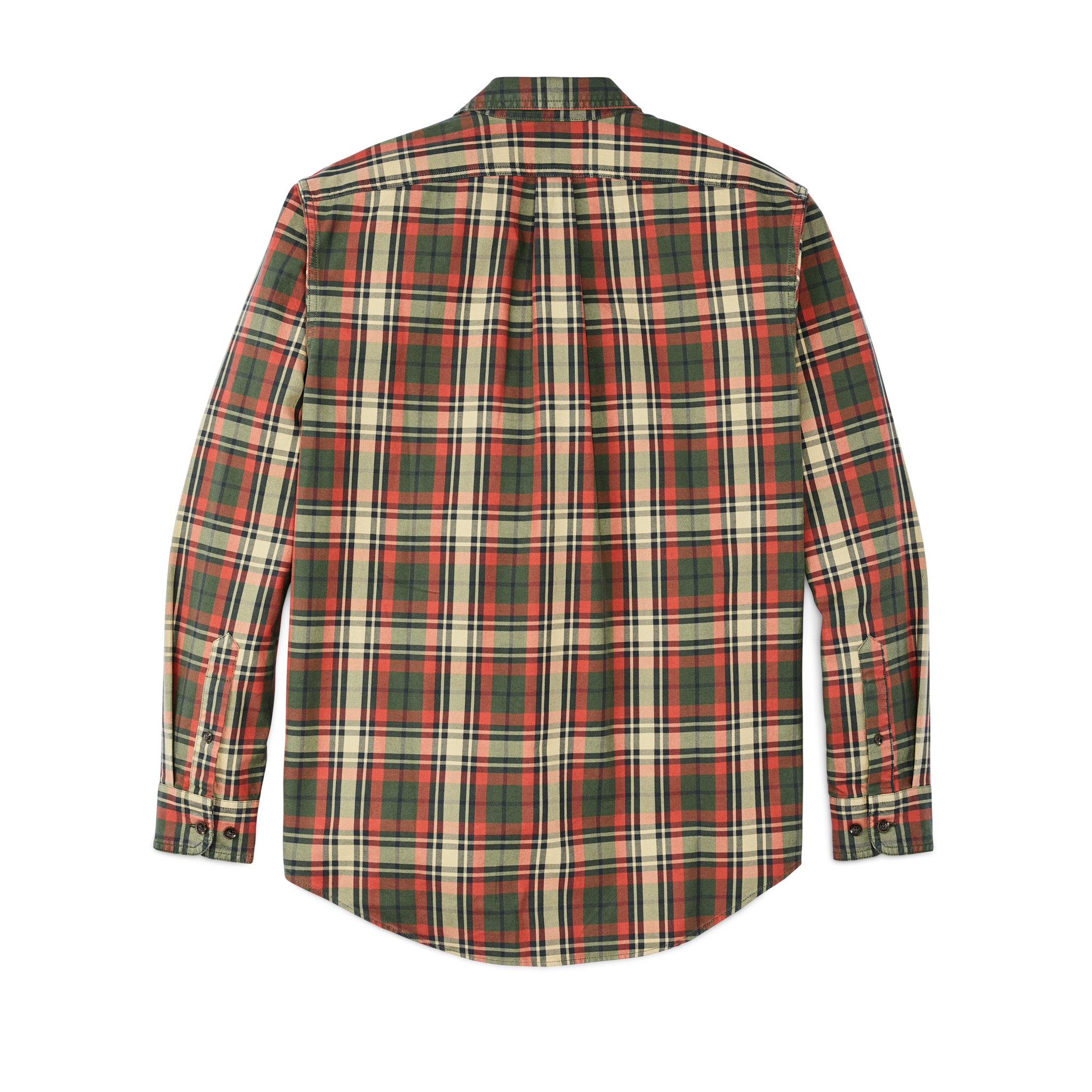 Lightweight Alaskan Guide Shirt - Silver Pine / Burnt Red Plaid