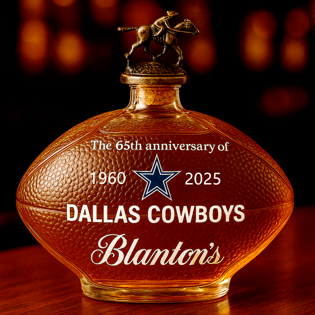 Dallas Cowboys Whiskey Bottle – 65th Anniversary Edition