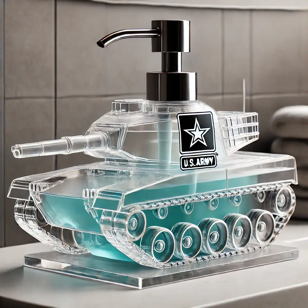 US military hand sanitizer bottle