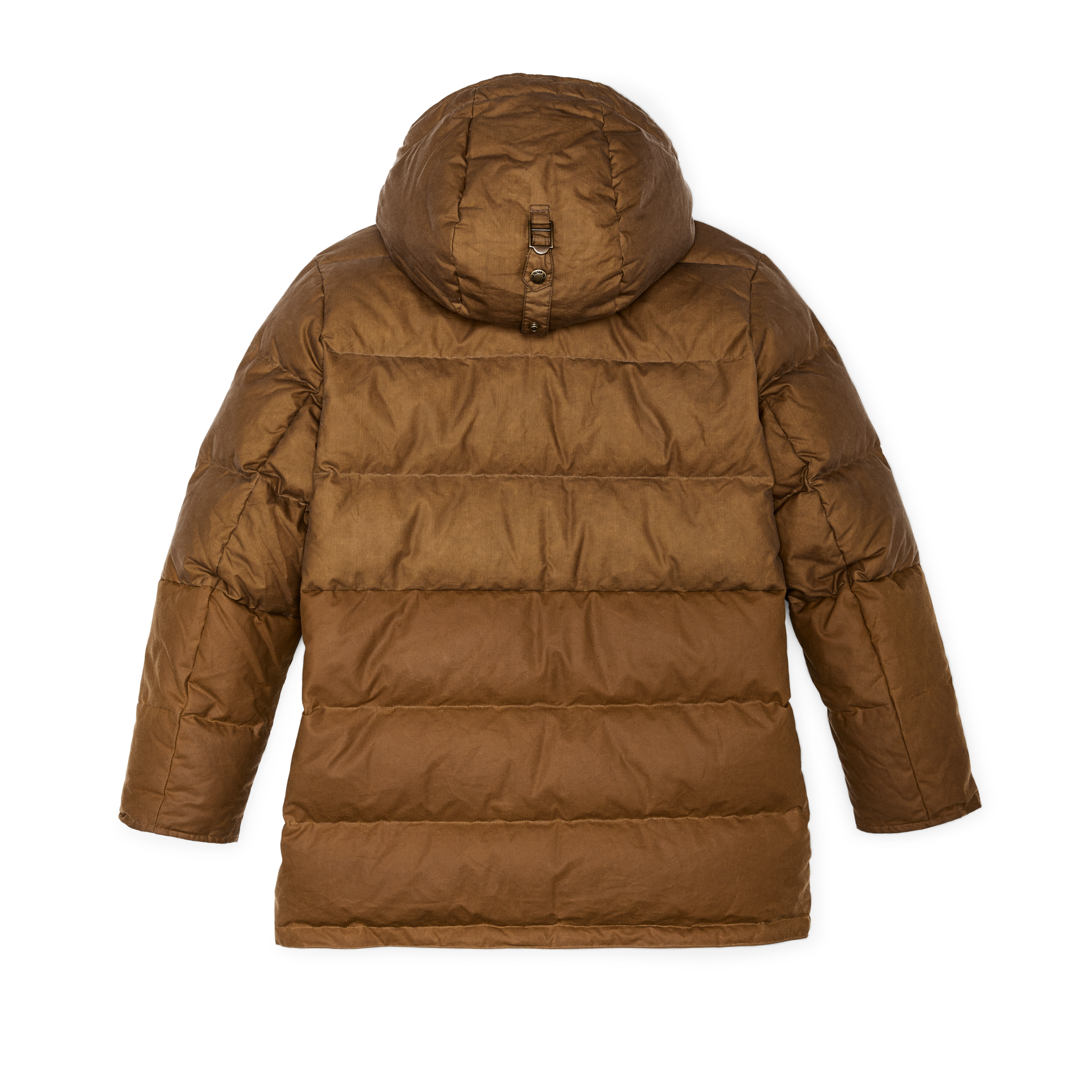 Women's Waxed Down Parka - Dark Tan