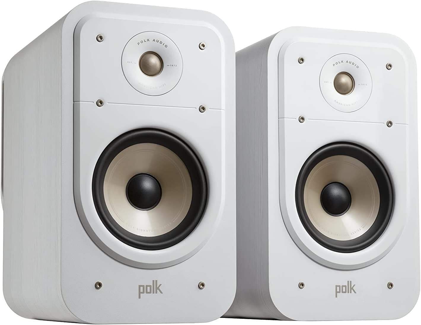 Polk Audio Signature Elite ES20 Bookshelf Speaker - Hi-Res Audio Certified,Dolby Atmos & DTS:X Compatible, 1