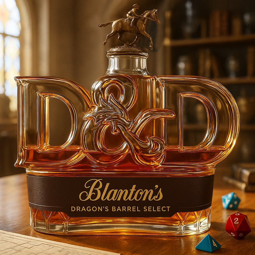 Dungeons & Dragons Whiskey Bottle