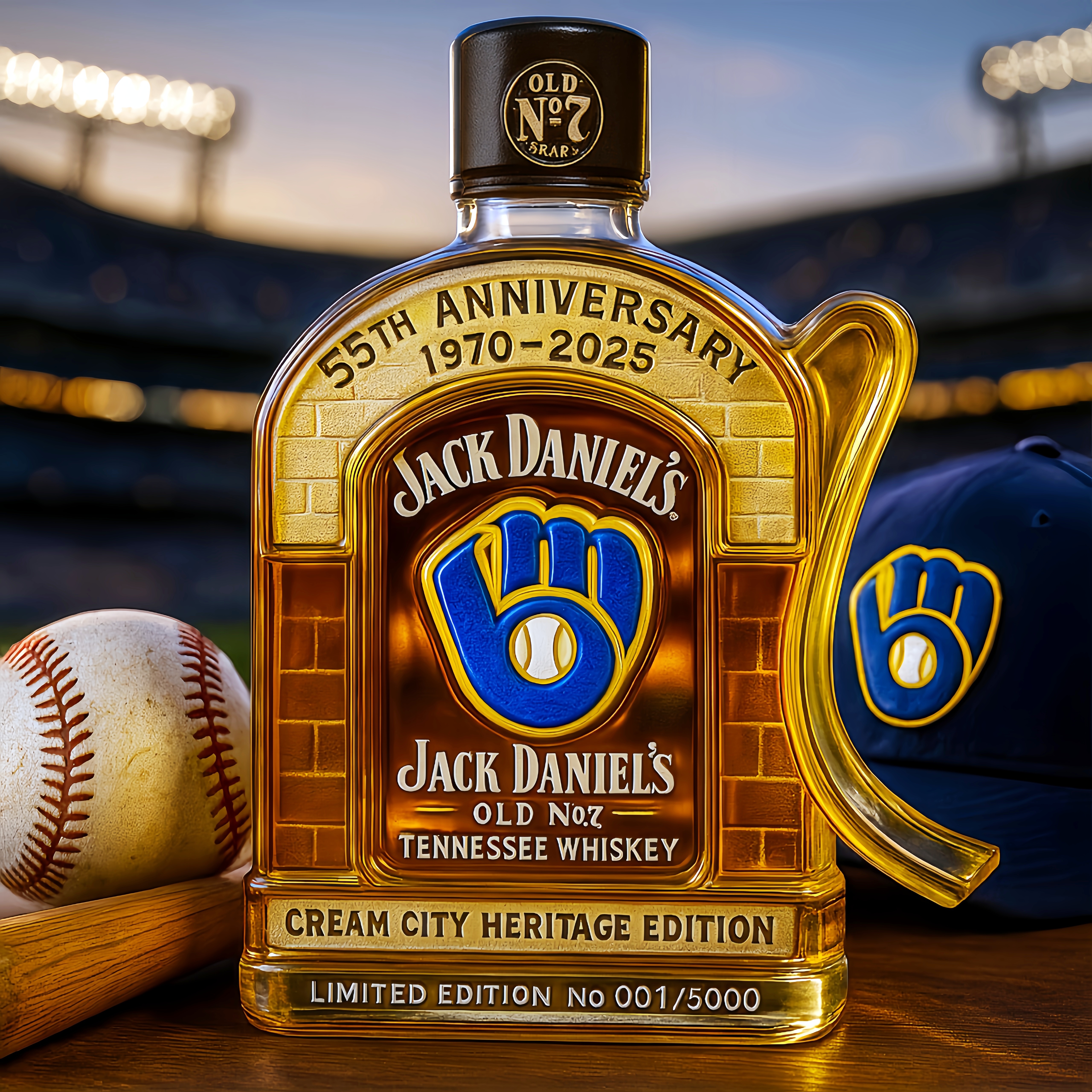 Milwaukee Brewers 55th Anniversary Cream City Heritage Edition