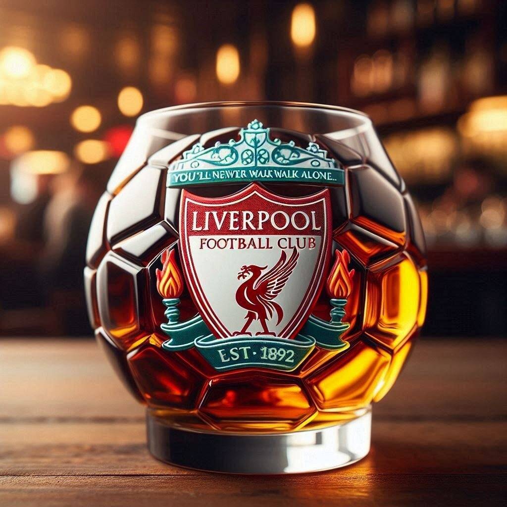 ⚽Premier League Football Glass