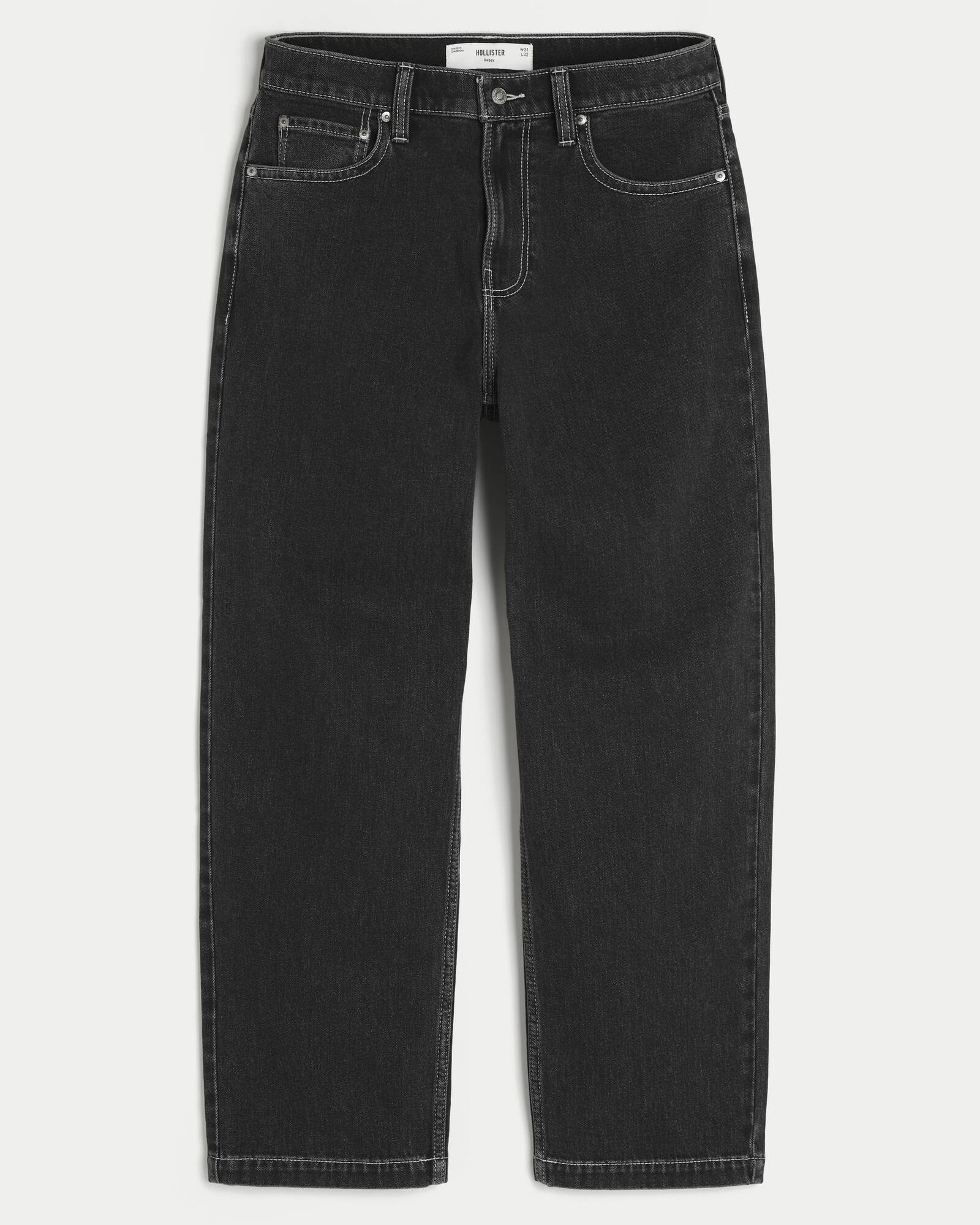 Railroad Stripe Baggy Painter Jeans