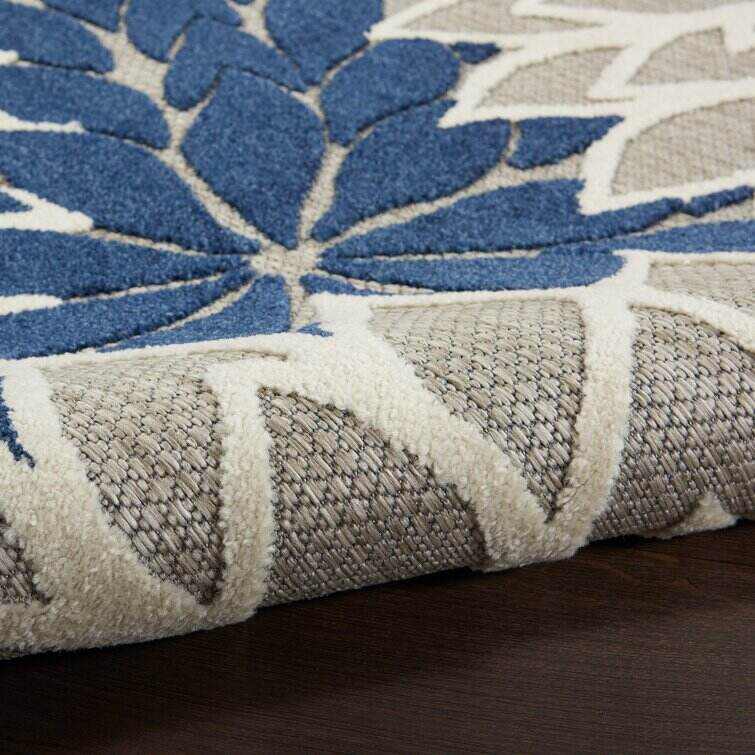 Miraloma Green/Red/Orange Indoor/Outdoor Rug