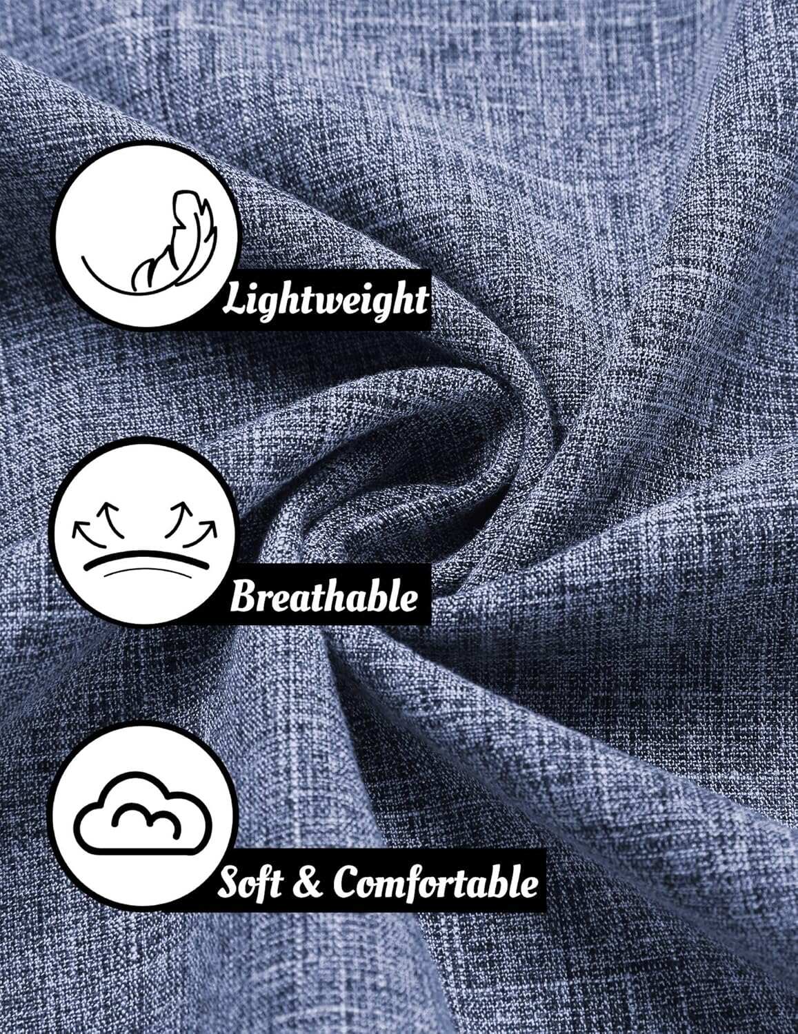 Men's Linen Shirts Short Sleeve Casual Shirts Button Down Shirt for Men Beach Summer Wedding Shirt